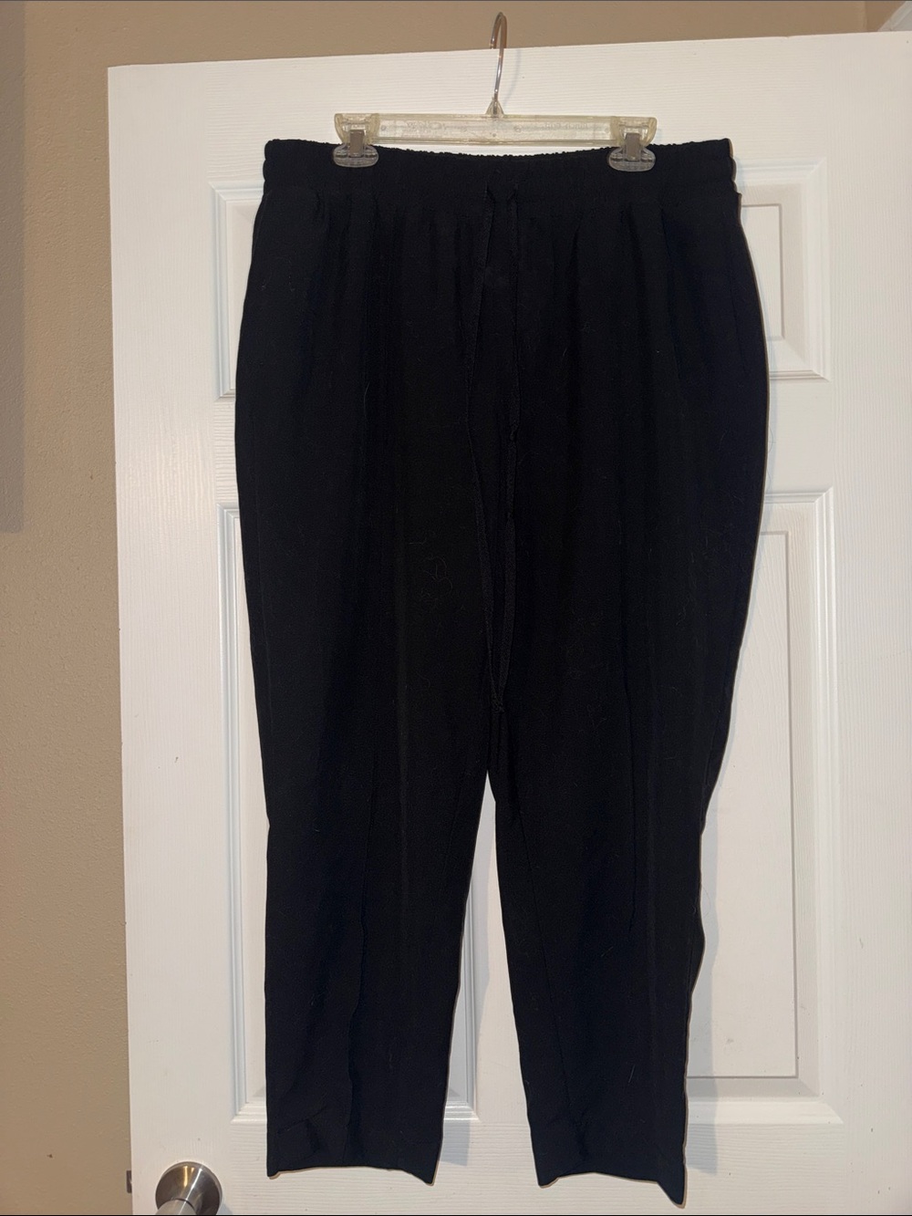 Lane Bryant Black Women  Jogger-Style Sweatpants